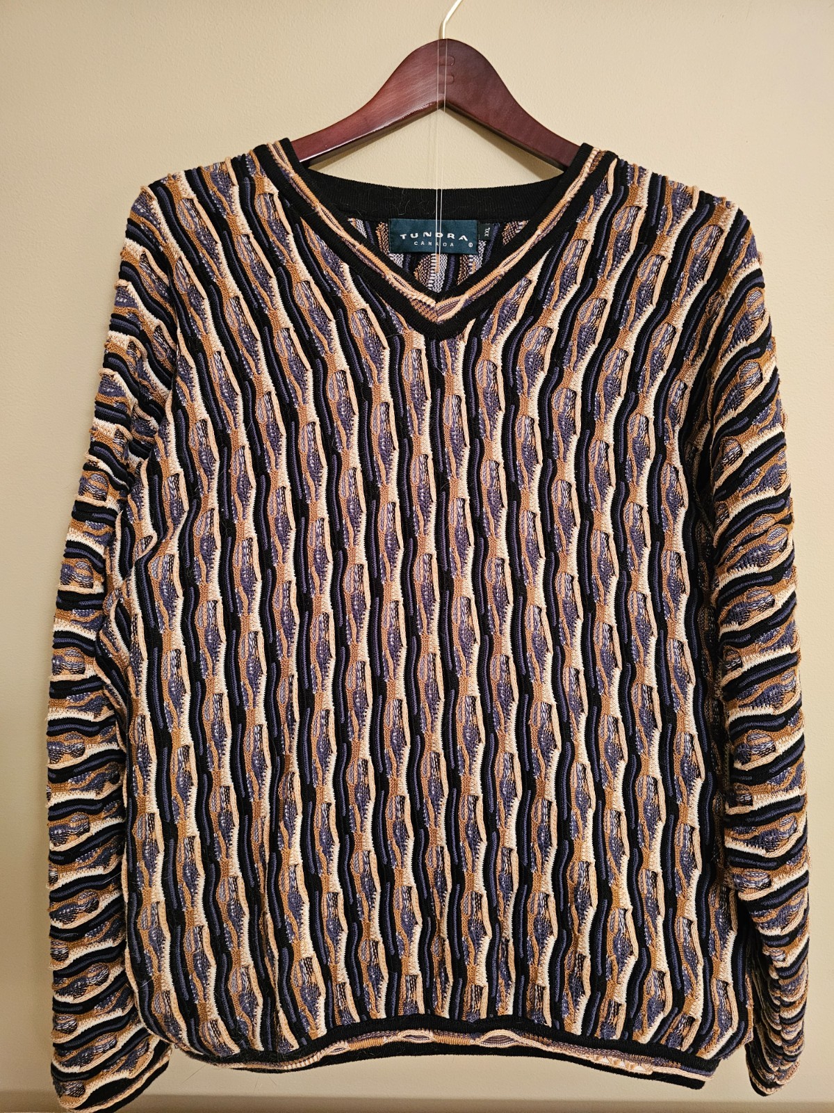 👔Tundra Canada Textured Knit Sweater – Size XXL
