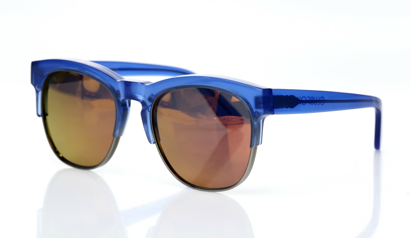 Wildfox Women\'s Blue \'Clubfox\' Oval Sunglasses 142930