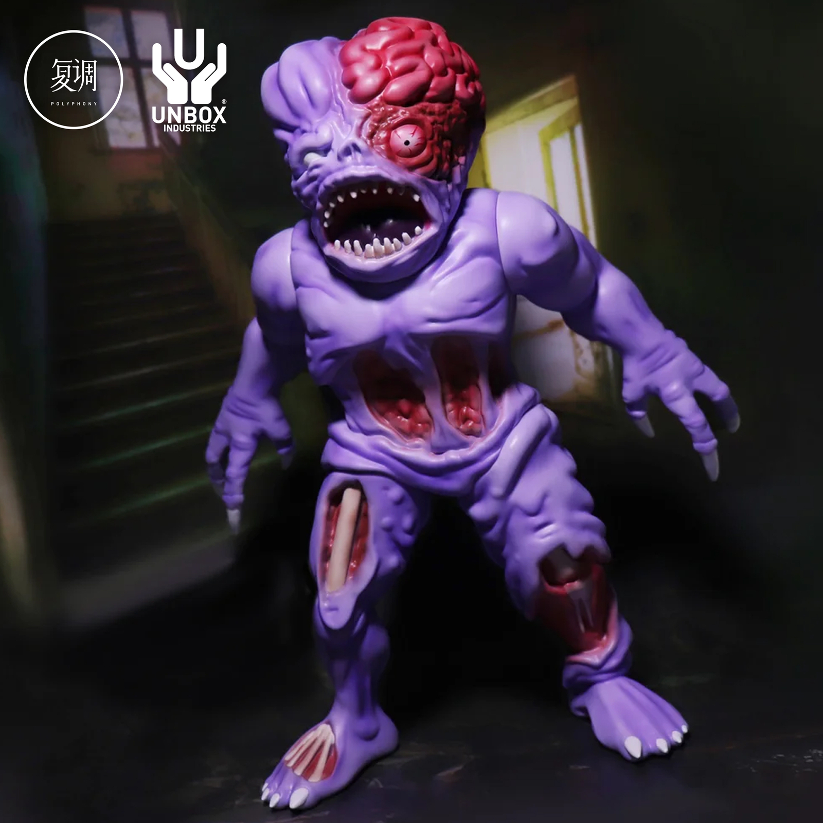UNBOX Splatterhouse Jennifer purple Limited Fashion Figure 25cm Toy New In Stock