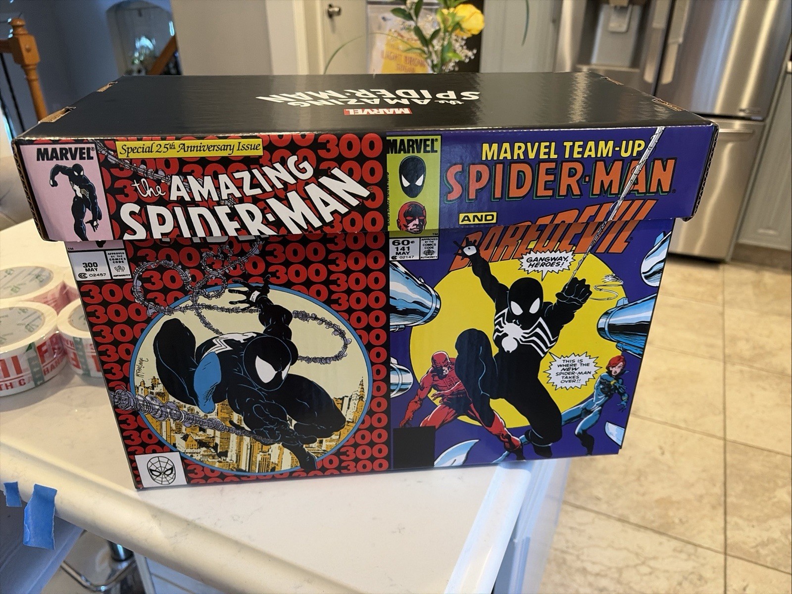 Amazing Spider-Man Marvel Graphic Comic Storage Box 2026 Amazing Spider-Man Marvel Graphic Comic Storage Box 2026