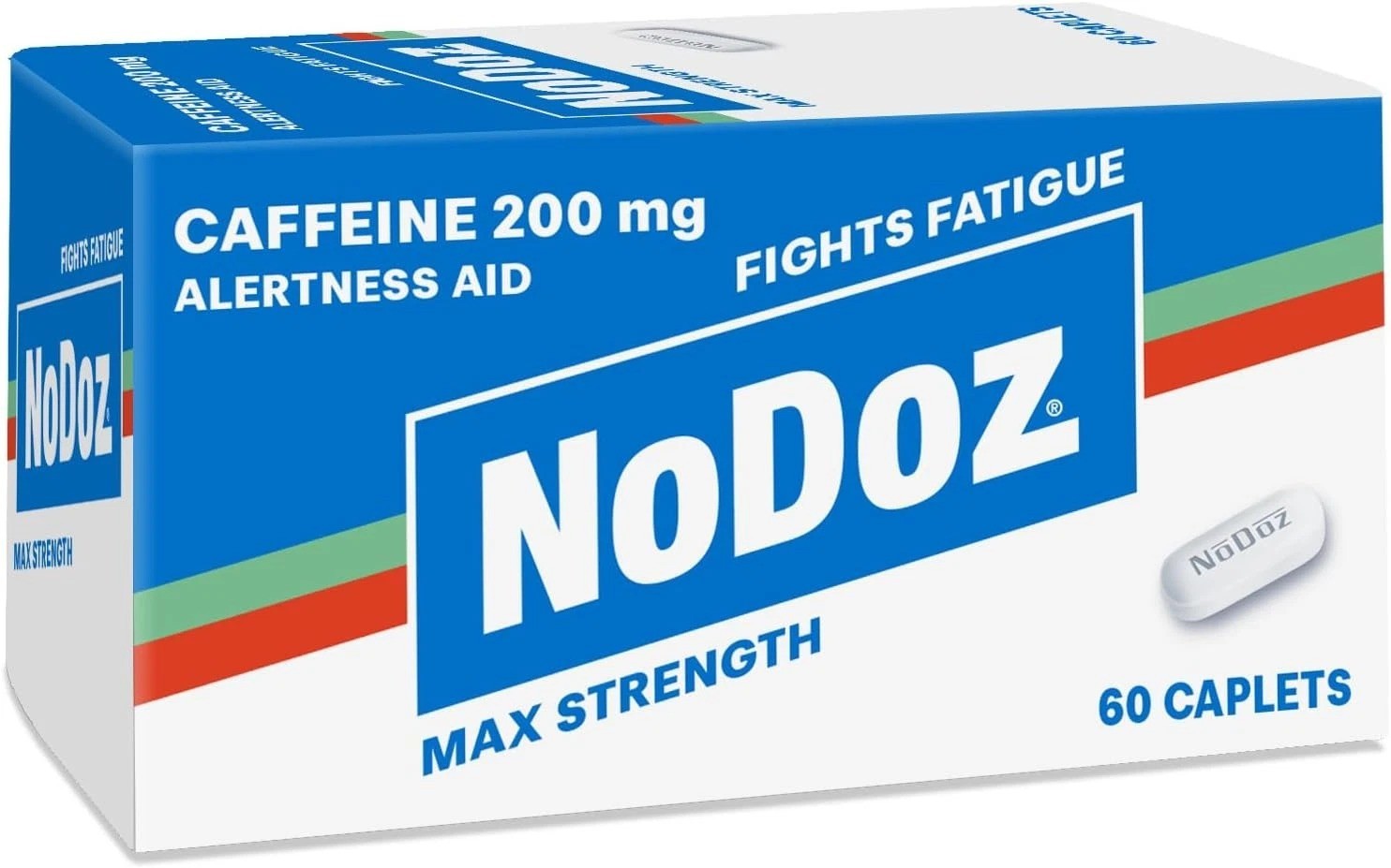 Nodoz Maximum Strength Caffeine Pills 200mg, 60 Caplets Nodoz Maximum Strength Caffeine Pills 200mg, 60 Caplets