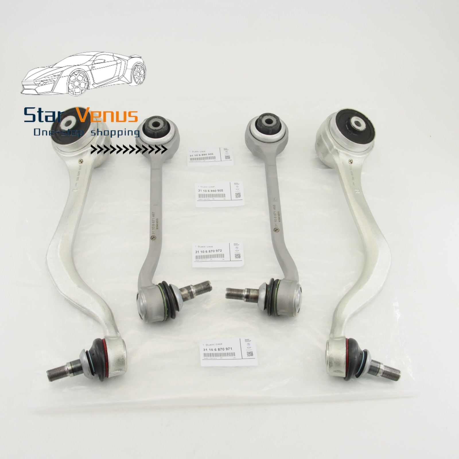 OEM Front Lower Control Arm w/ Ball Joint Set for BMW X3 X4 2018-2021 X05CJ1099