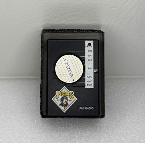 VTG JCPenney 1987 Pittsburgh Pirates Team AM Radio Promotional Stadium Exclusive VTG JCPenney 1987 Pittsburgh Pirates Team AM Radio Promotional Stadium Exclusive