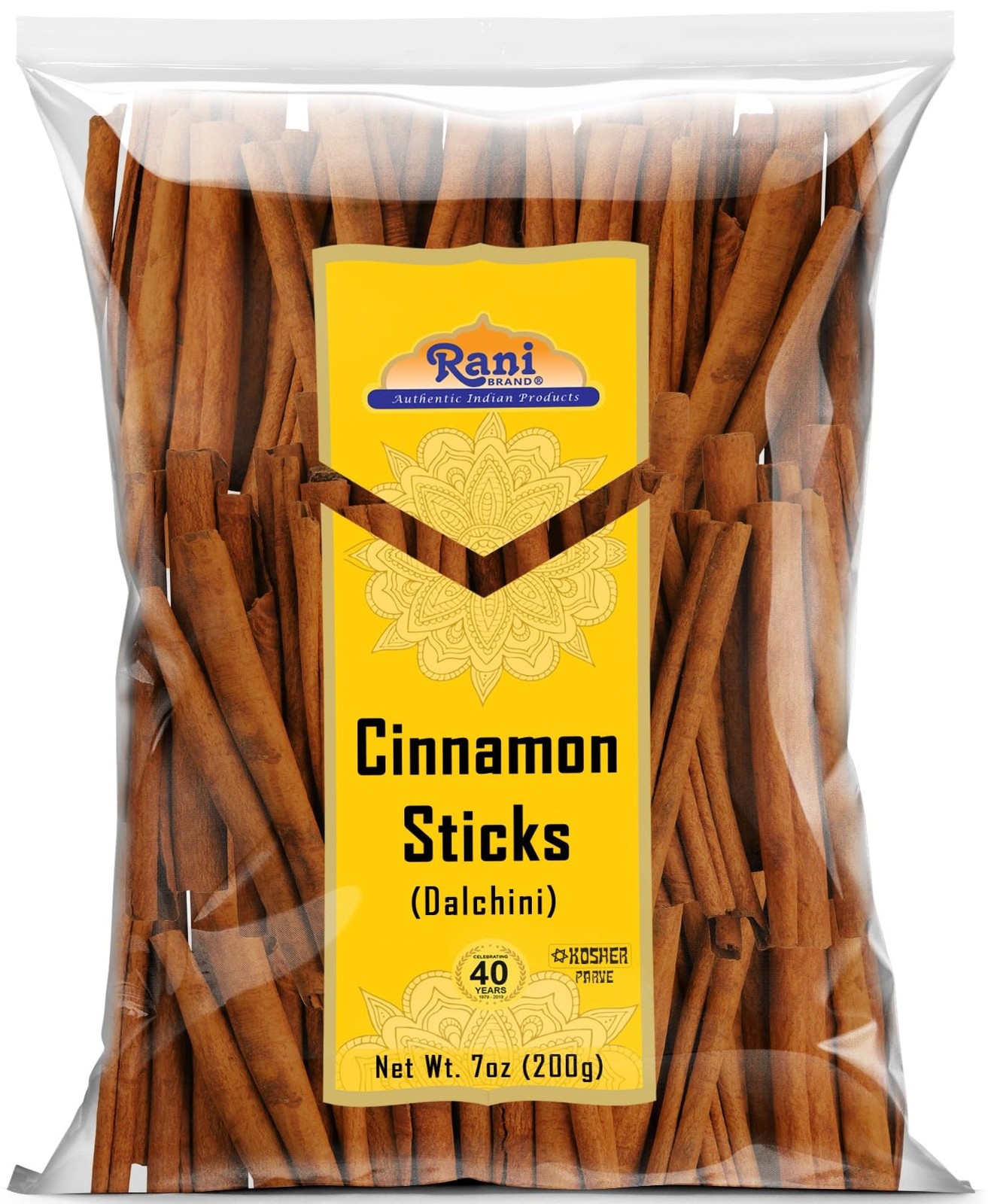 Rani Cinnamon Sticks 7oz (200g) - 36-44 Sticks Rani Cinnamon Sticks 7oz (200g) - 36-44 Sticks