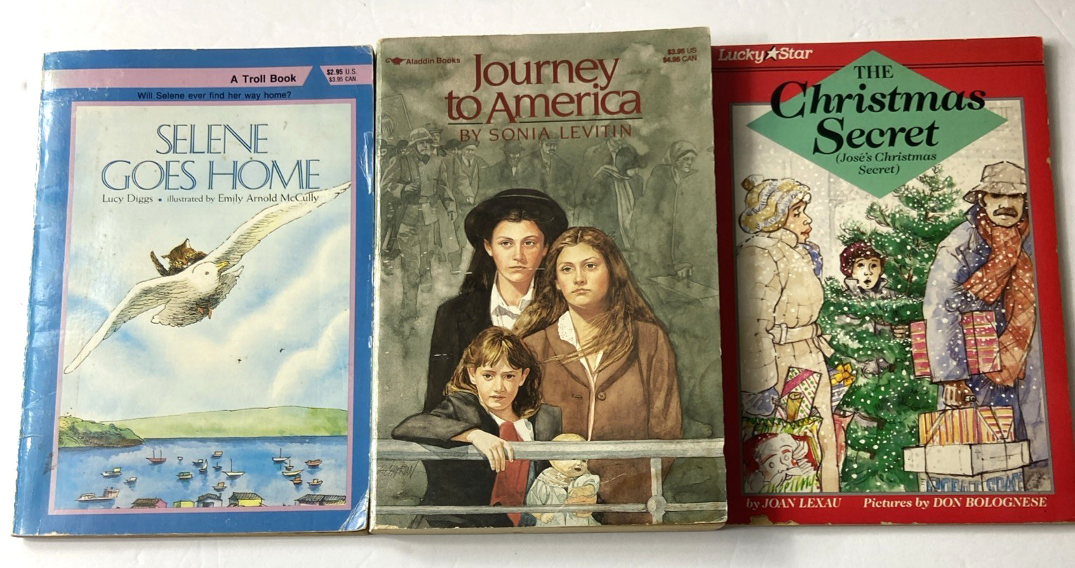 VTG Library BOOKS LOT 3 - Scholastic Macmillan - 1960s+ VTG Library BOOKS LOT 3 - Scholastic Macmillan - 1960s+