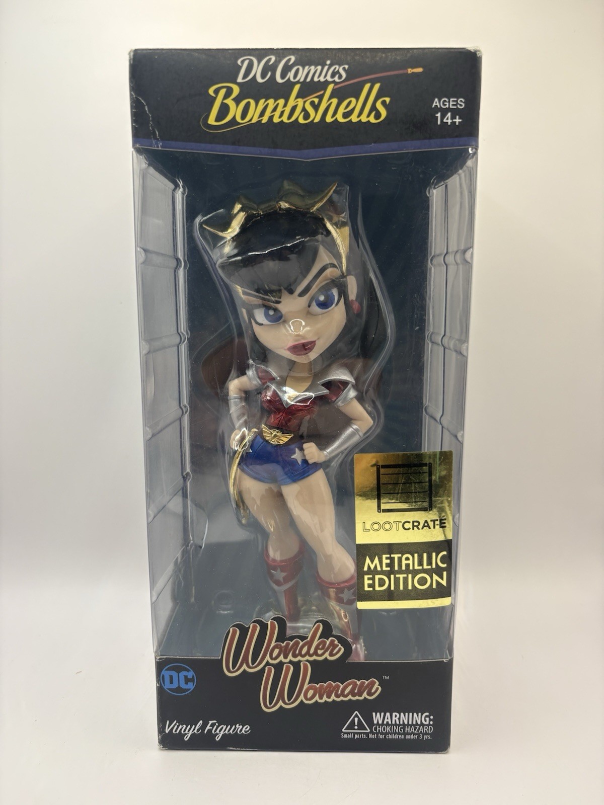 2016 Cryptozoic DC Bombshells Exclusive Noir Wonder Woman Vinyl Figure 2016 Cryptozoic DC Bombshells Exclusive Noir Wonder Woman Vinyl Figure