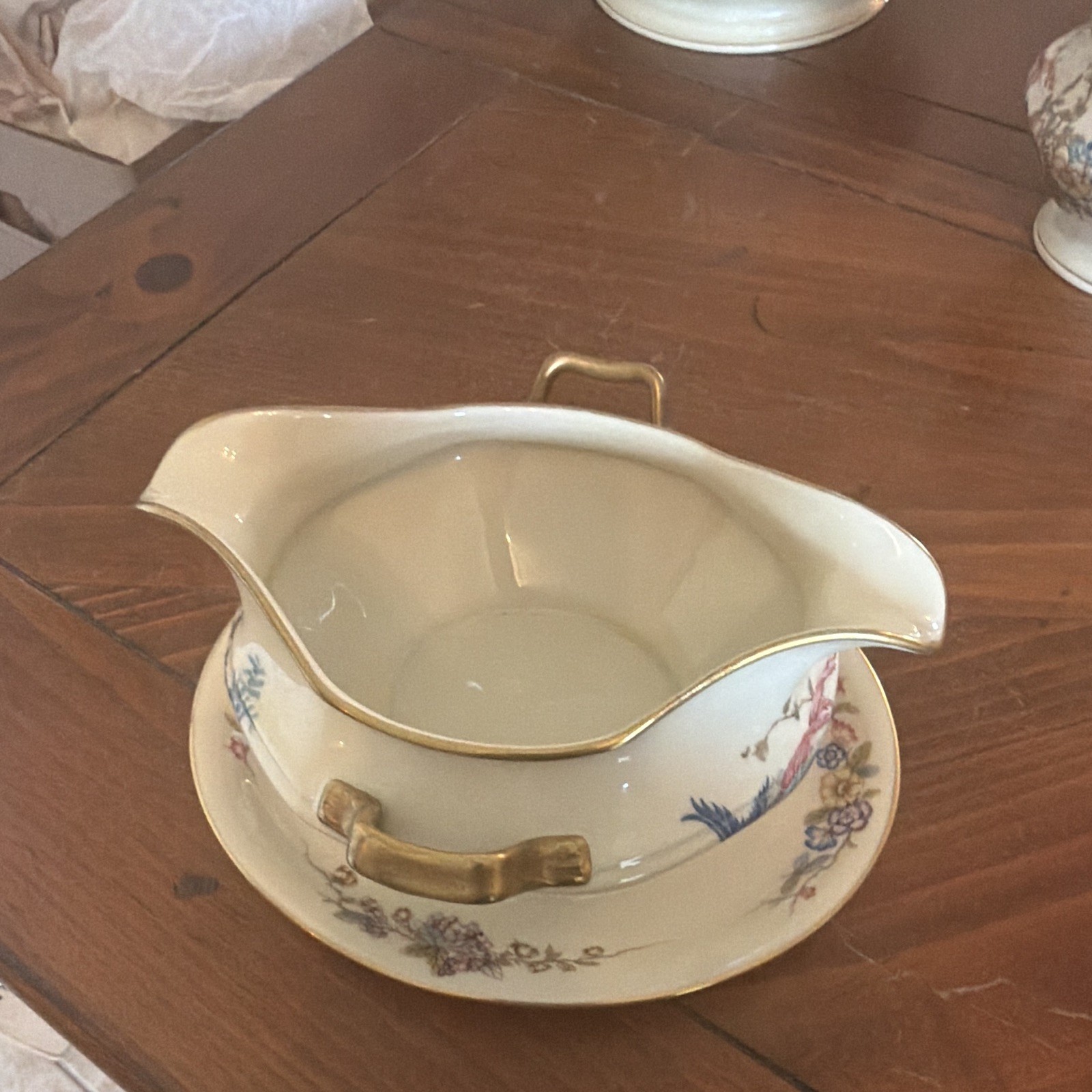 Rosenthal Phoenix Ivory Floral Porcelain pieces (5) Bavaria Patent