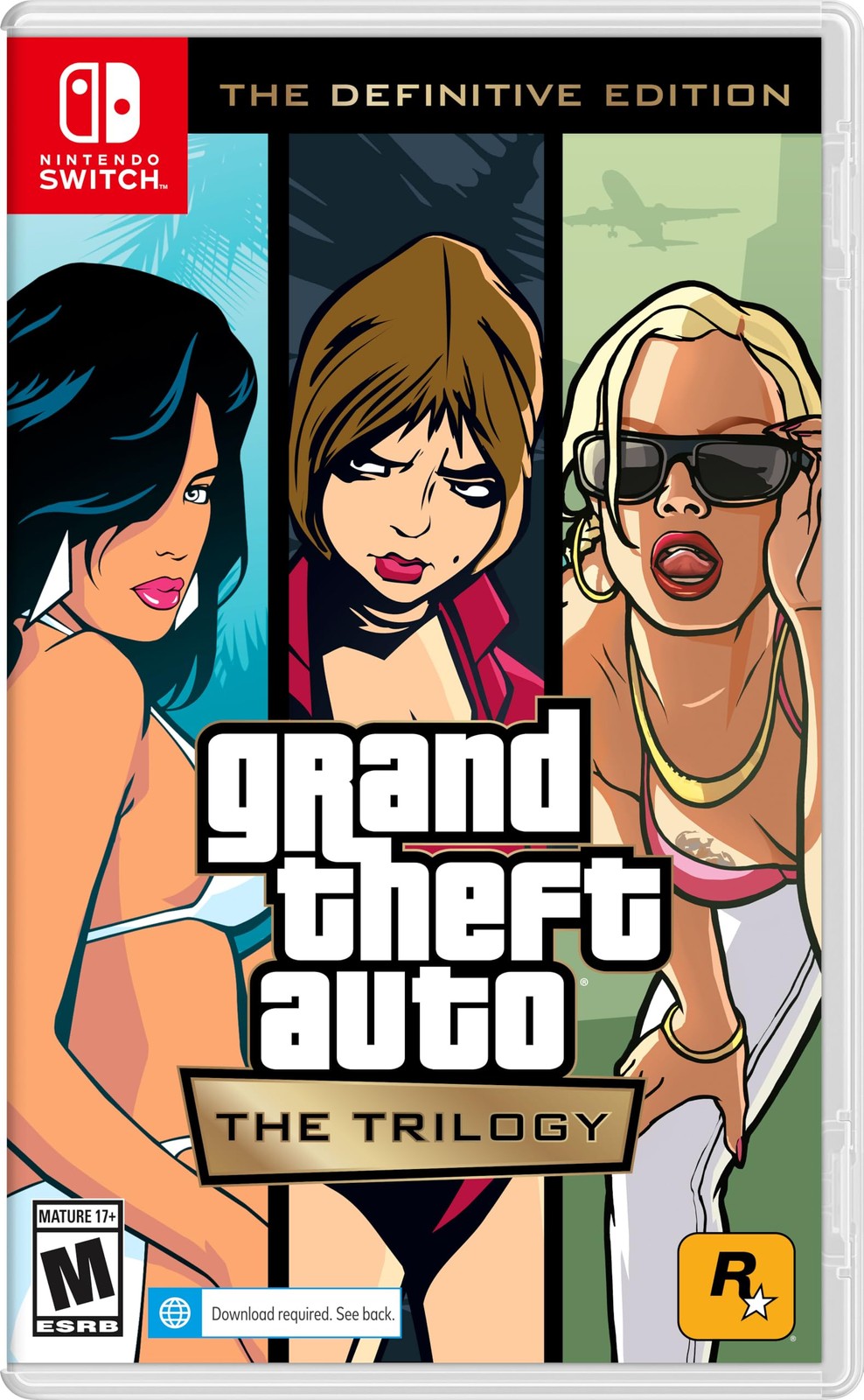 Rockstar Grand Theft Auto The Trilogy Definitive Edition Nintendo Switch, 4K