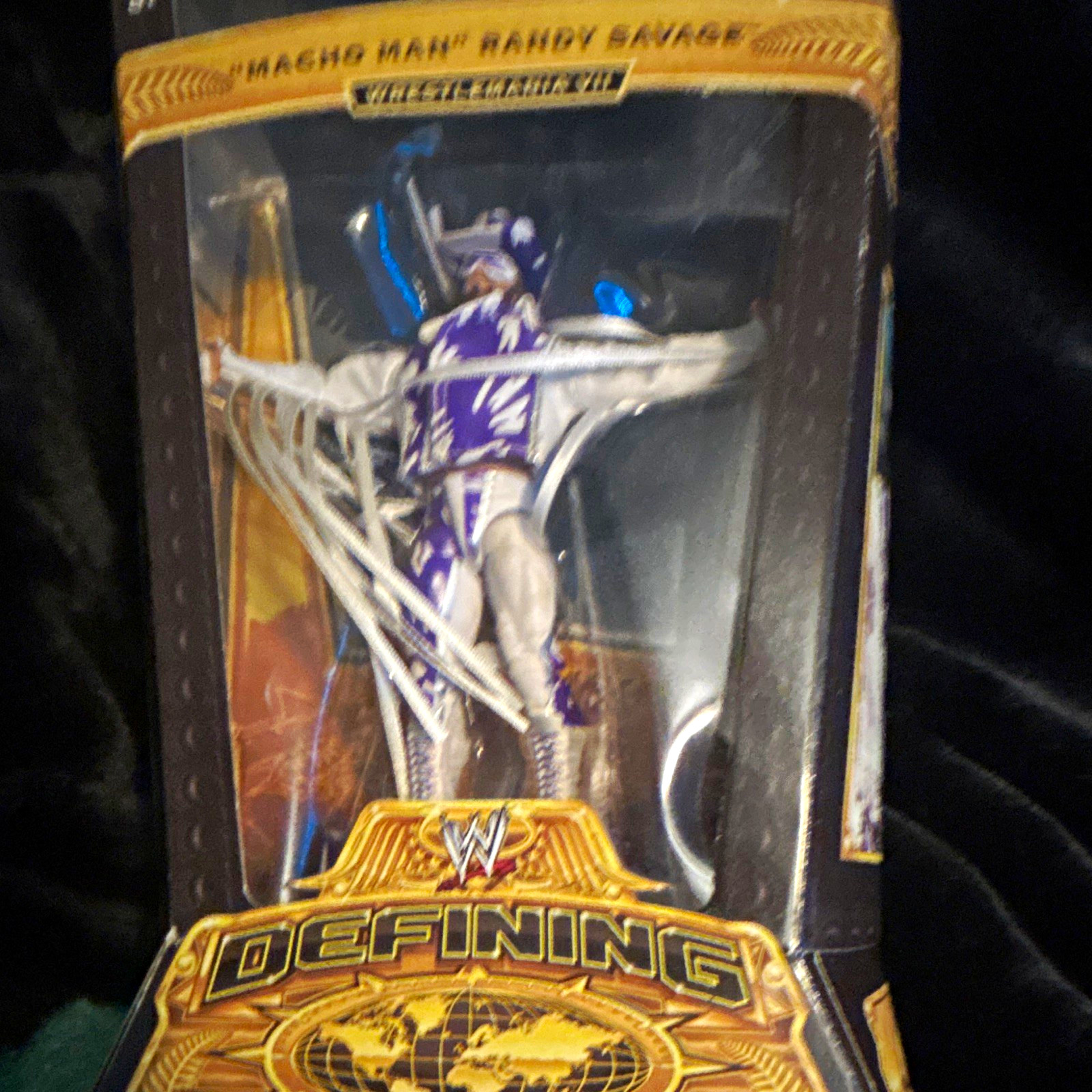 WWE Defining Moments Macho Man Randy Savage Boxed Action Figure VINTAGE wwf WWE Defining Moments Macho Man Randy Savage Boxed Action Figure VINTAGE wwf