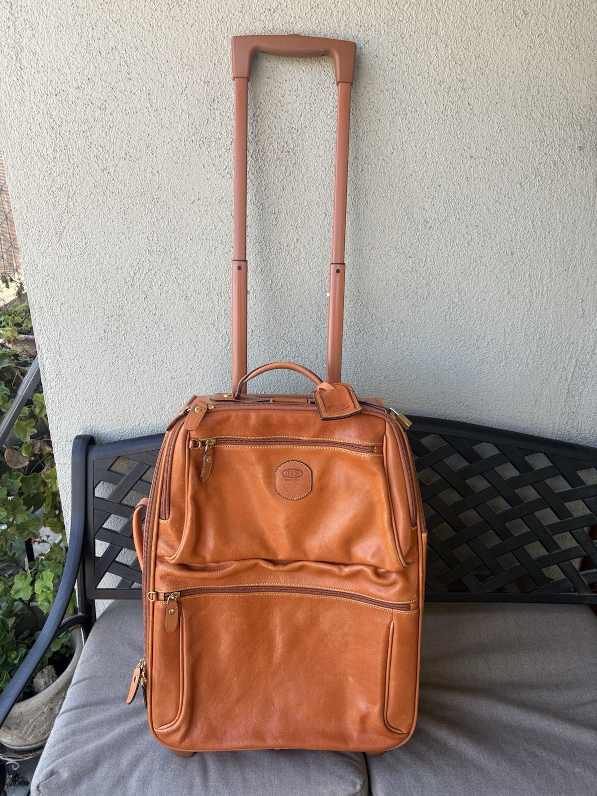 BRICS Luggage Cognac Leather 21\