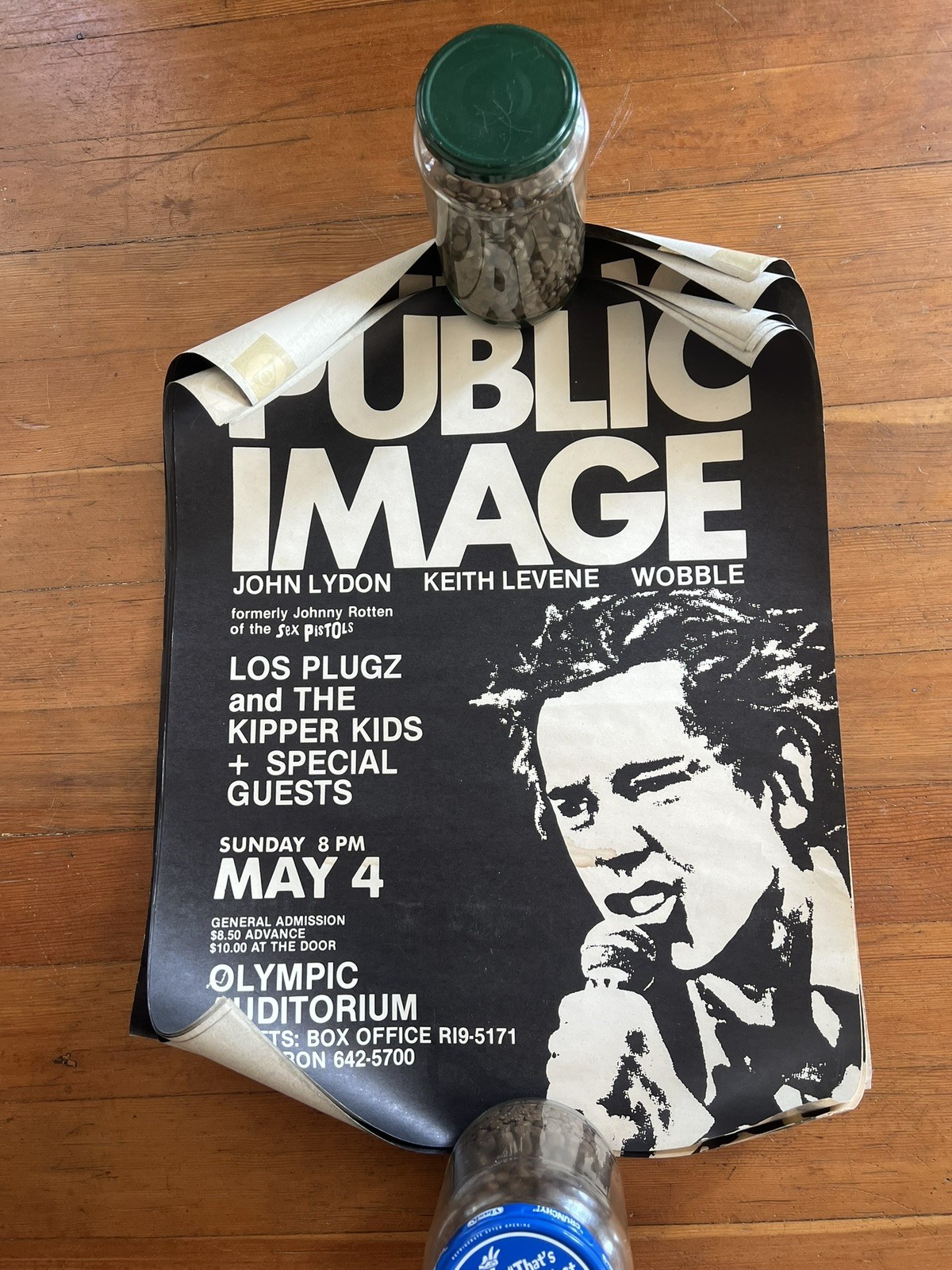 Vintage Original Public Image Ltd Concert POSTER 22 x 17 MAY 4 1980