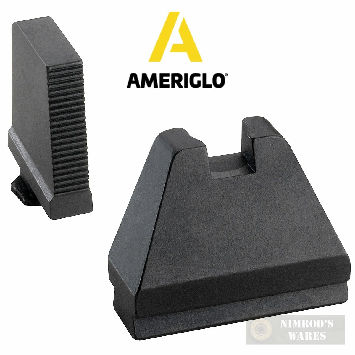AmeriGlo GLOCK Gen 1-5 Tall Suppressor SIGHTS SET 9XL Black GL-808 FAST SHIP