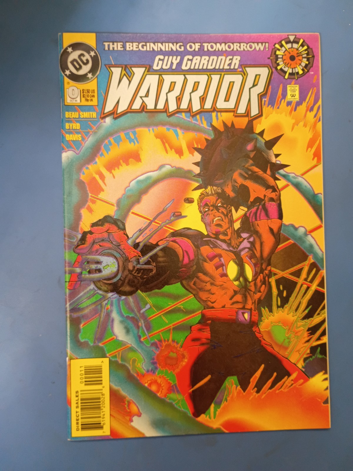 Vintage 1994 Guy Gardner Warrior #0 DC Comics Oct 94 Beau Smith Hero Comic Book