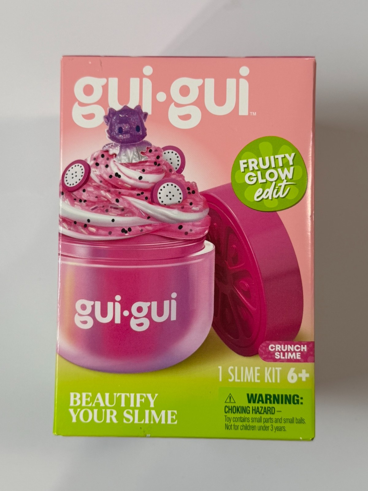GUI GUI Fruity Glow Edit Crunch Slime NEW - Beautify Your Slime Kit