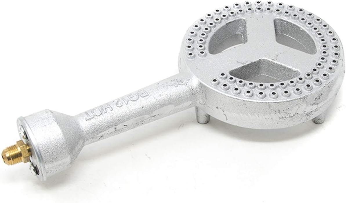 GasOne High Pressure Cast-Iron Burner Head with Brass Fitting GasOne High Pressure Cast-Iron Burner Head with Brass Fitting