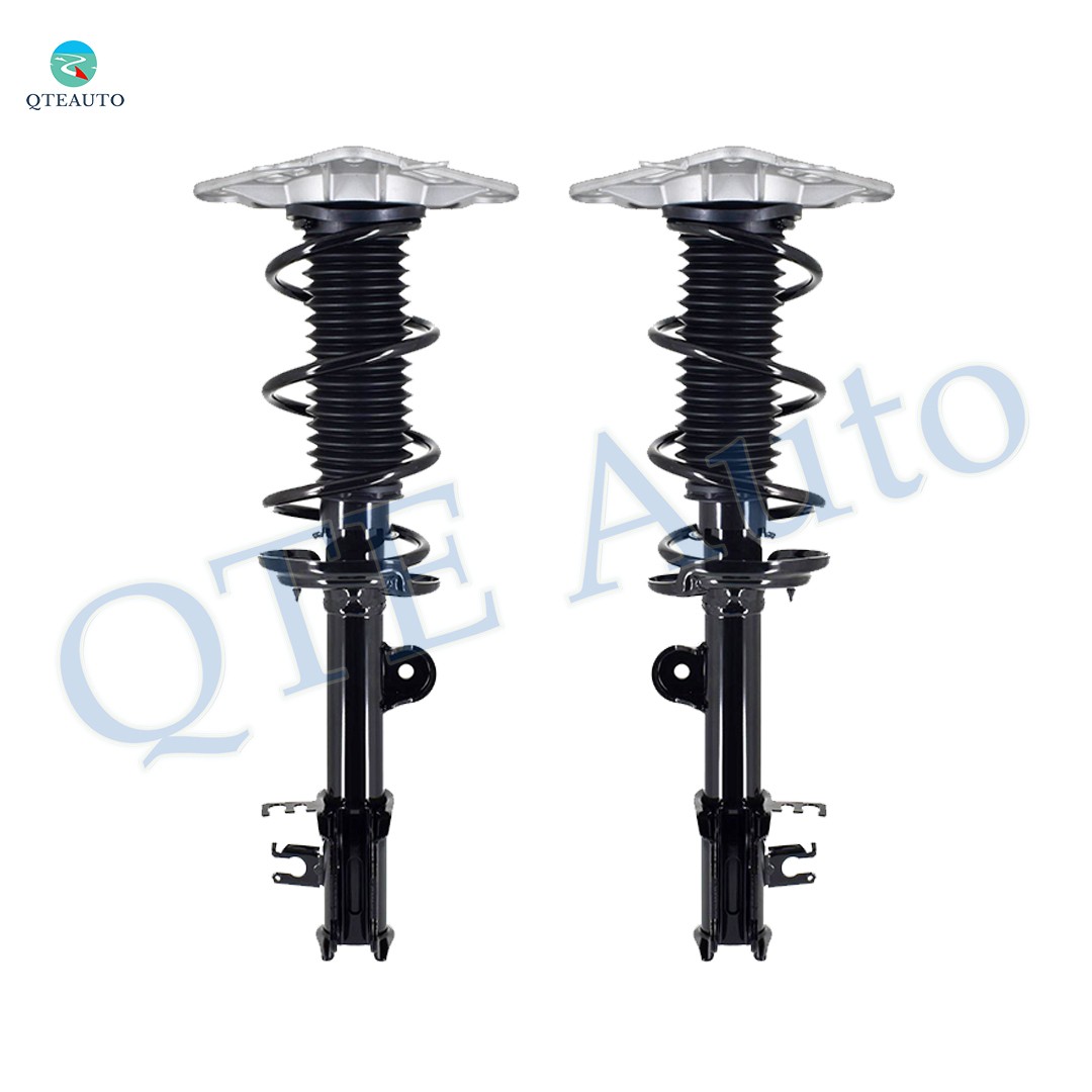 Pair 2 Rear L-R Quick Complete Strut-Coil Spring For 2015-2018 Jeep Renegade FWD