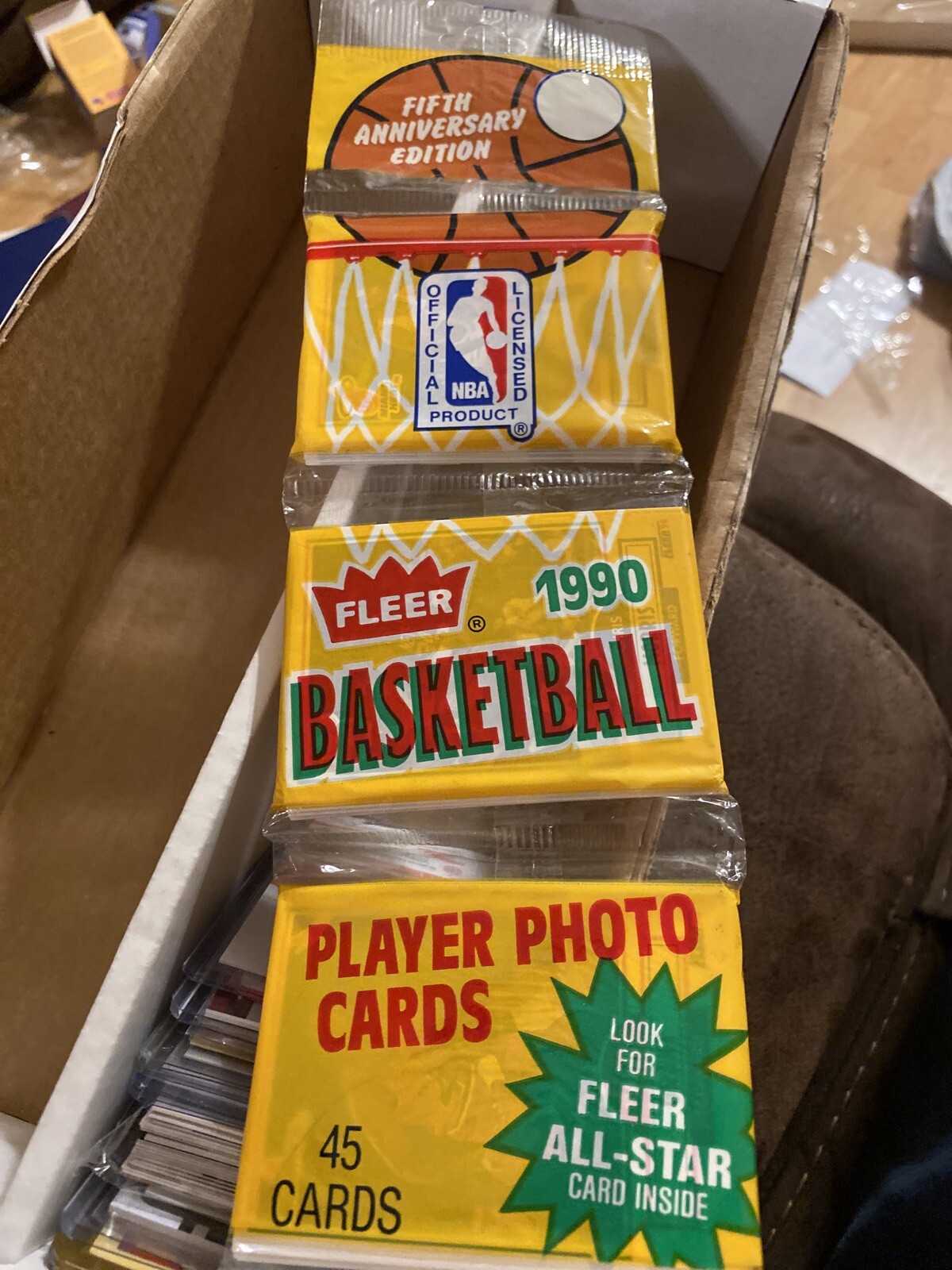 1990 Fleer Basketball Rack Pack POSSIBLE MICHAEL JORDAN 1990 Fleer Rack Pack 1990 Fleer Basketball Rack Pack POSSIBLE MICHAEL JORDAN 1990 Fleer Rack Pack