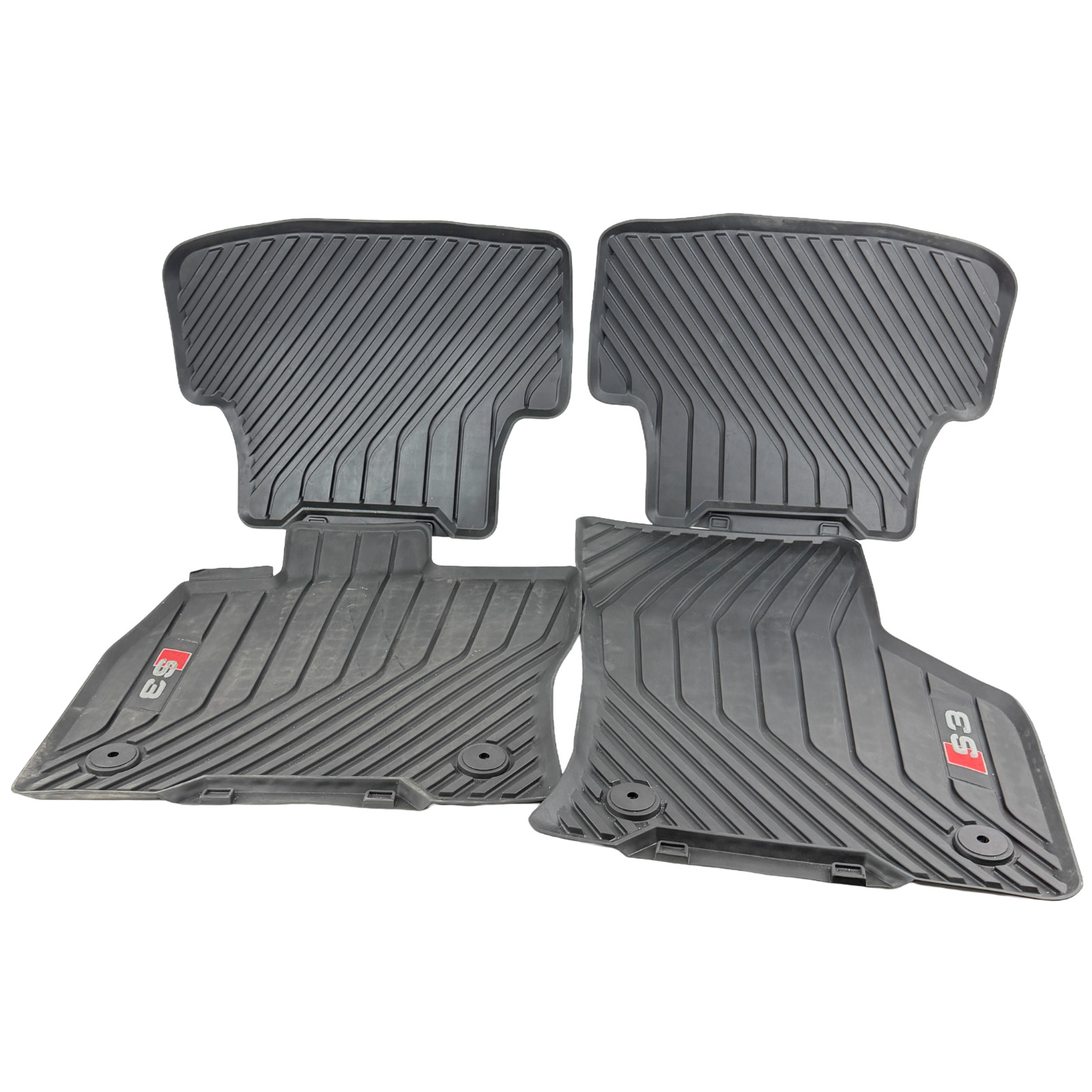 2022 - 2026 Audi S3 Complete All Weather Black Floor Mat Set 8Y1-061-221-A-041