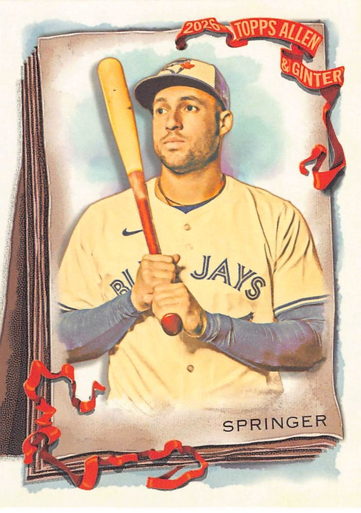 2026 Topps Allen & Ginter #138 George Springer 2026 Topps Allen & Ginter #138 George Springer