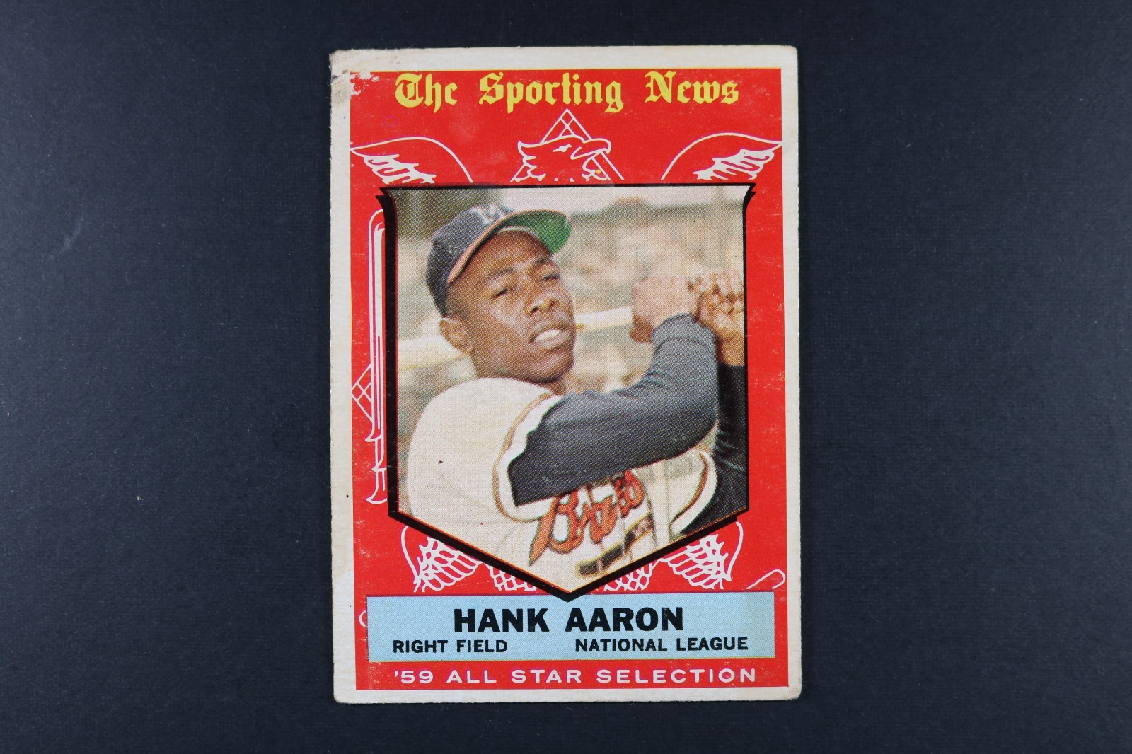 HANK AARON - 1959 Topps The Sporting News \'59 All-Star Selection #561
