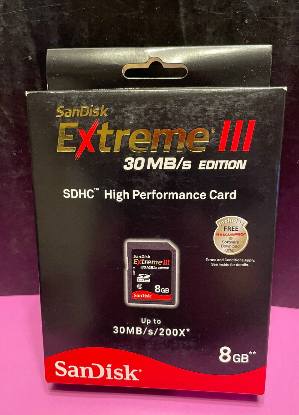 Sandisk 8 GB Extreme SDHC Card Class 6 (SDSDX3-008G-A31)