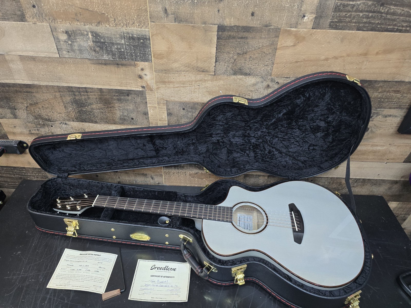 Breedlove Oregon Concert Permafrost CE LTD Acoustic Electric Guitar #16 of 25 