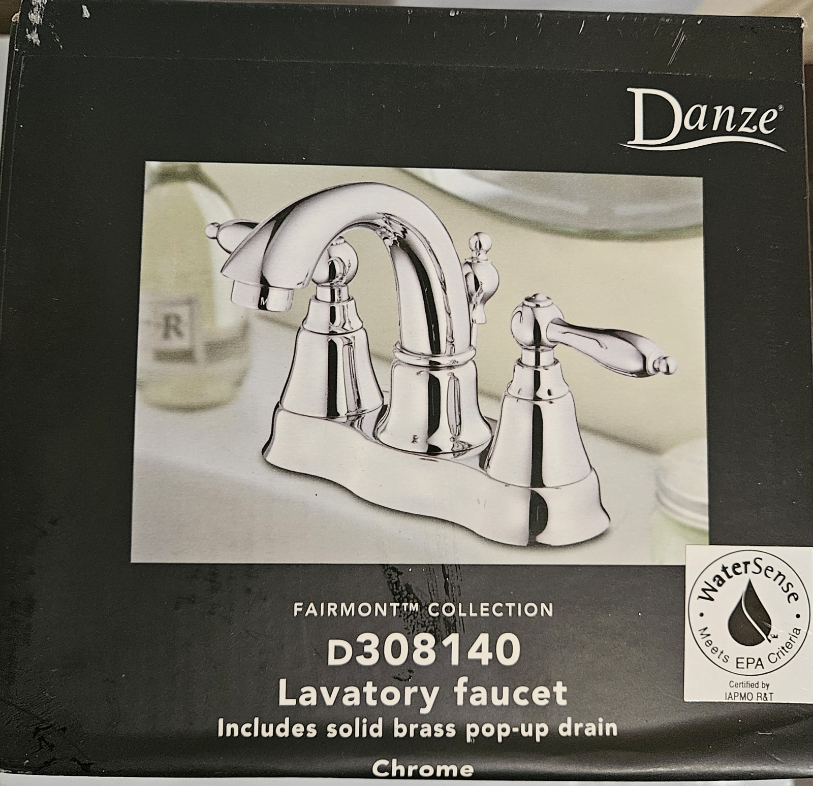 Danze D308140 Fairmont Collection Two Handle Lavatory Faucet Chrome NEW Danze D308140 Fairmont Collection Two Handle Lavatory Faucet Chrome NEW