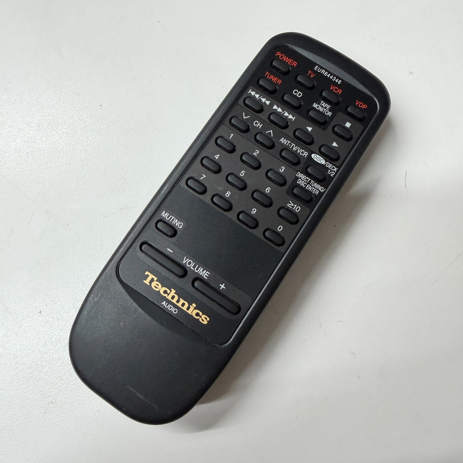 Technics Remote Control EUR644346 Technics Remote Control EUR644346