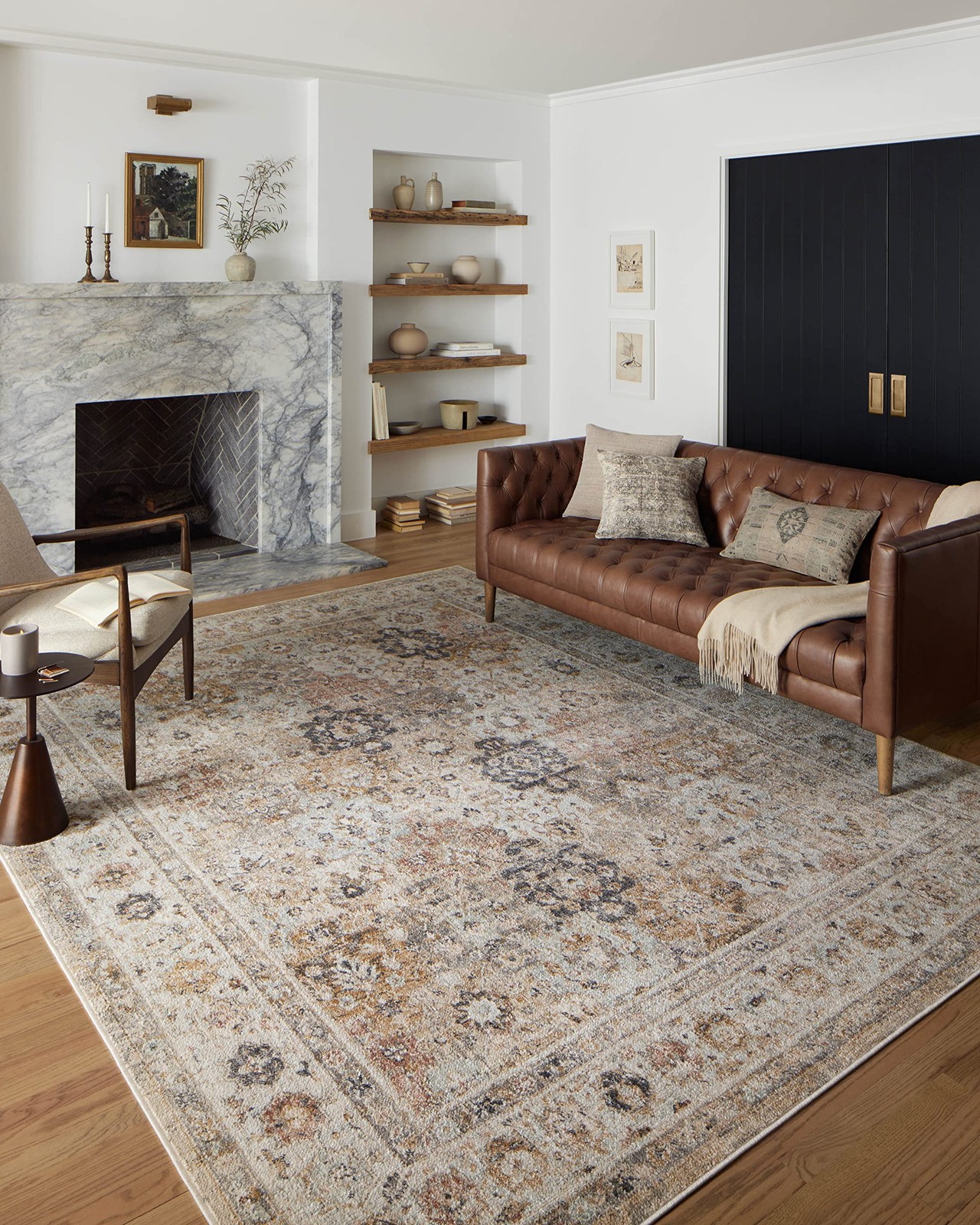 Loloi Monroe Collection Beige/Multi 2\'-6 x 4\'-0 Accent Rug