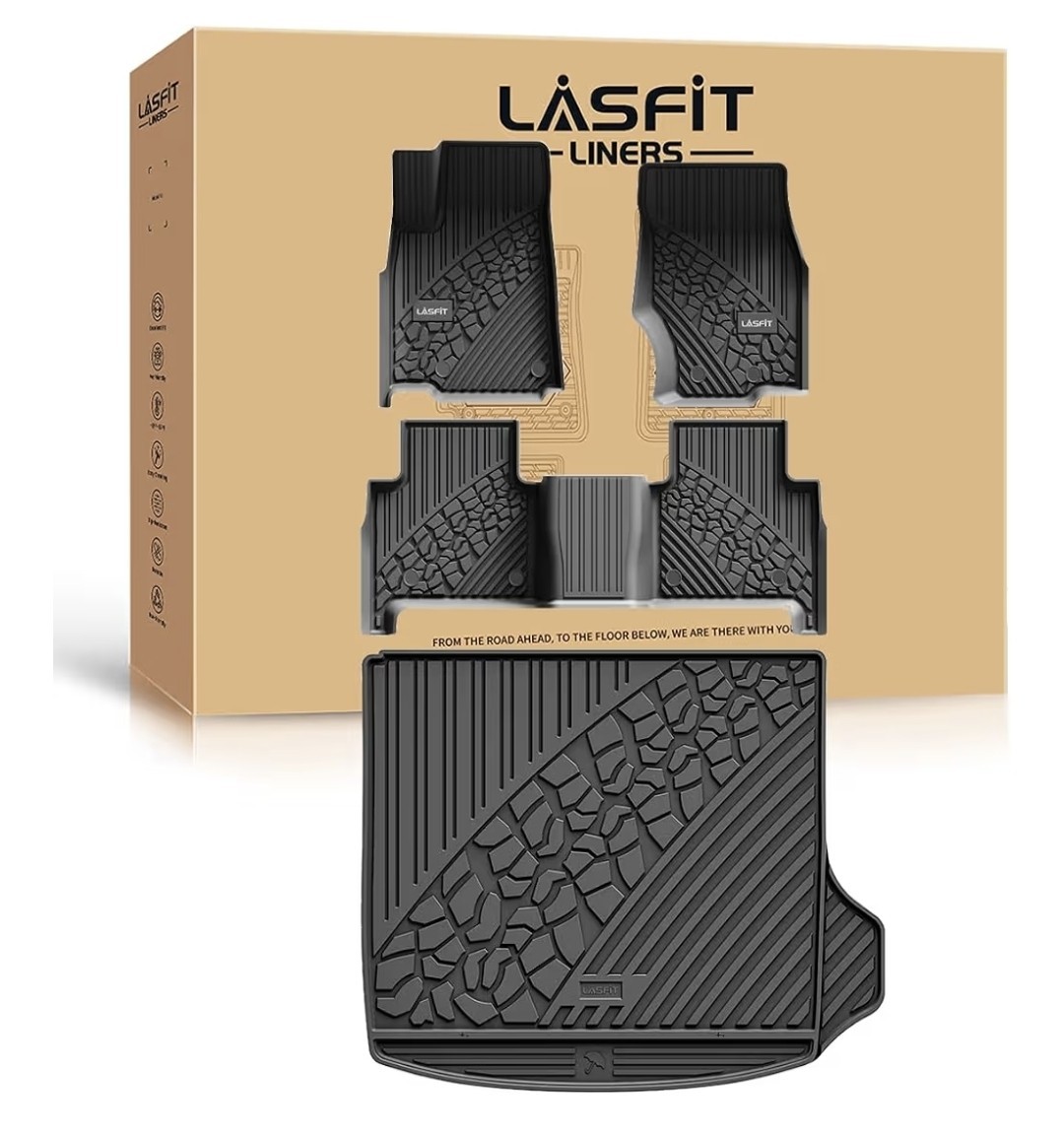 LASFIT Floor Mats Cargo Jeep Grand Cherokee WL 2022–2026 5 Seat TPE LASFIT Floor Mats Cargo Jeep Grand Cherokee WL 2022–2026 5 Seat TPE