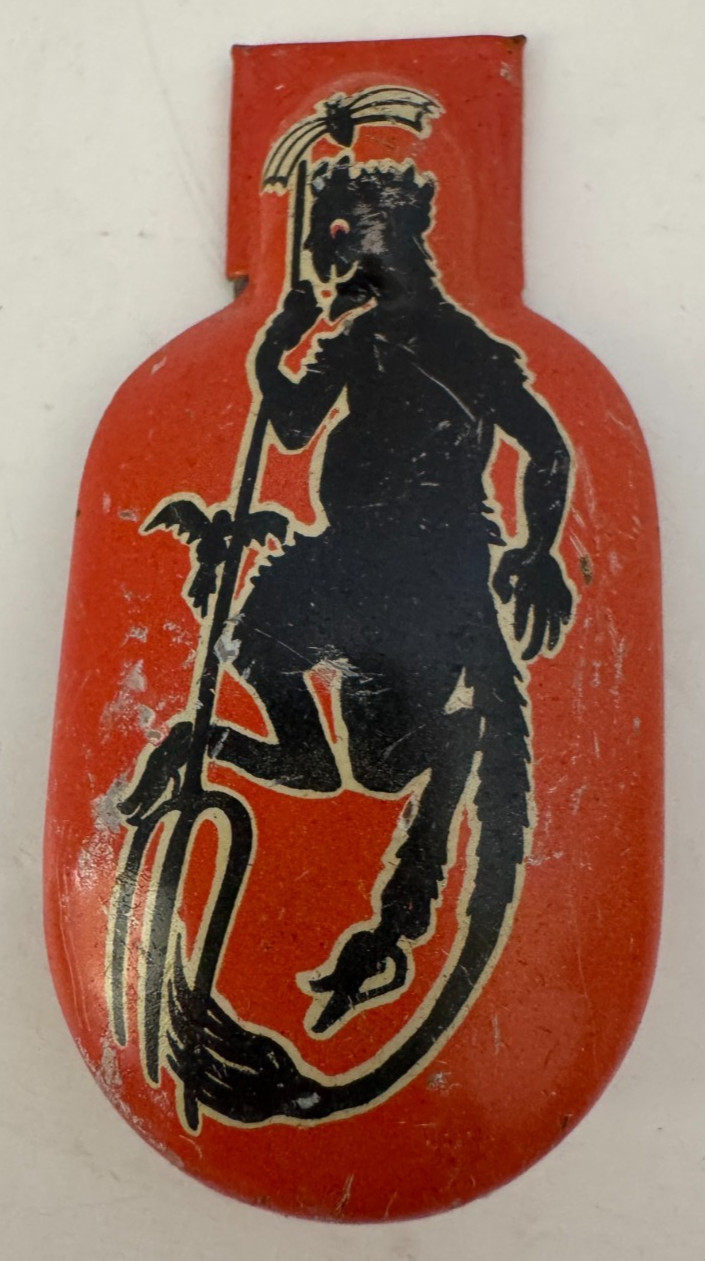 Vintage Kirchhoff Satan Devil Halloween Toy Clicker - Graphics
