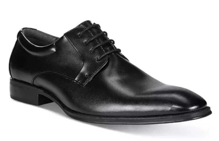 NEW- Alfani Mens Andrew Black Memory Foam Derby Shoes Flats Size 11.5 NEW- Alfani Mens Andrew Black Memory Foam Derby Shoes Flats Size 11.5