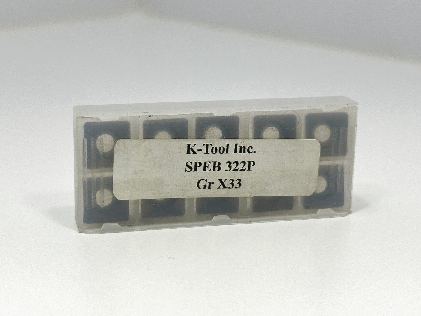 K-TOOL SPEB 322P New Carbide Inserts Grade X33 10pcs K-TOOL SPEB 322P New Carbide Inserts Grade X33 10pcs