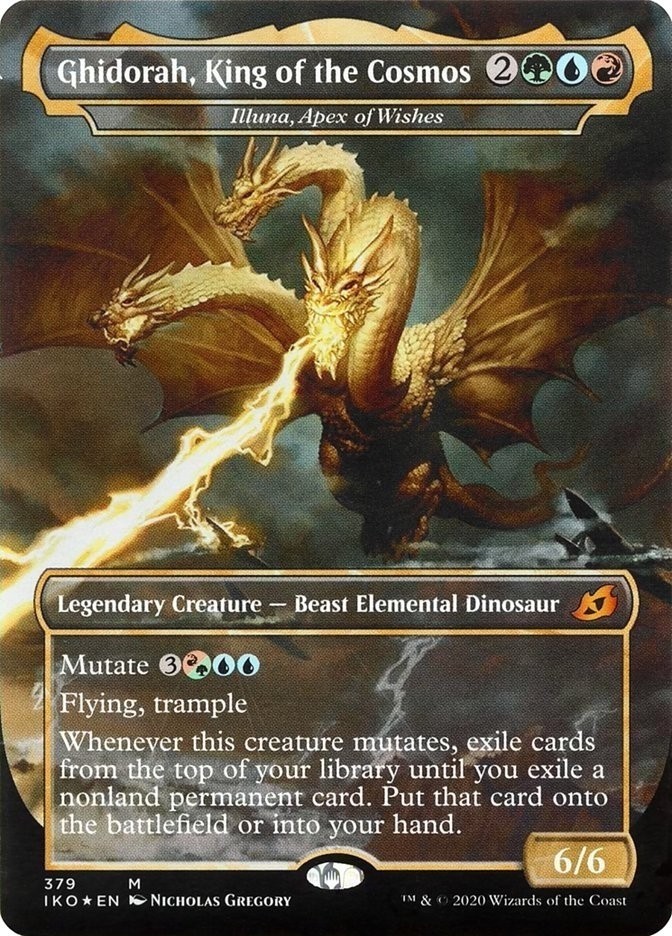 Ghidorah, King of the Cosmos - Apex of Wishes Lair of Behemoths Playtest Card