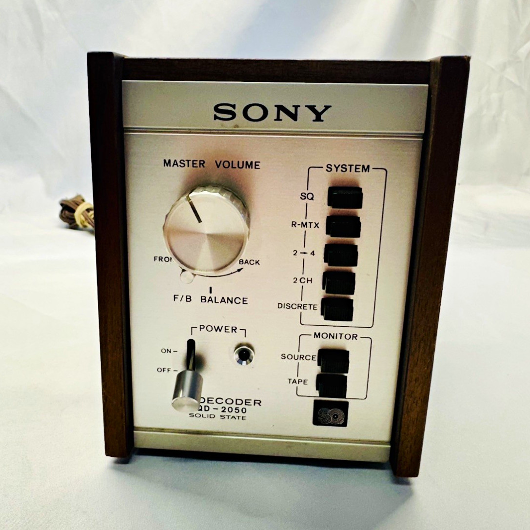 Vintage Sony SQD-2050 4 Channel SQ Decoder Working 