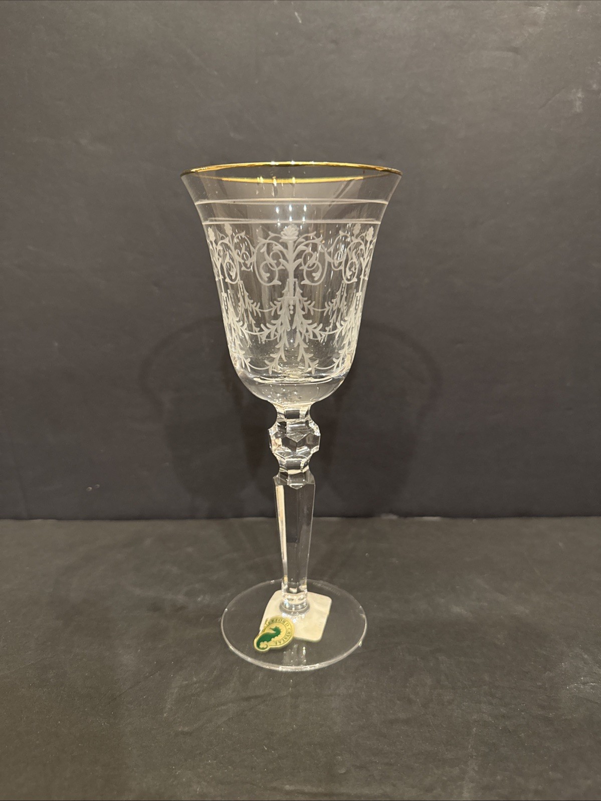 New Waterford Crystal Charlemont Wine / Goblet Glass 7 7/8\