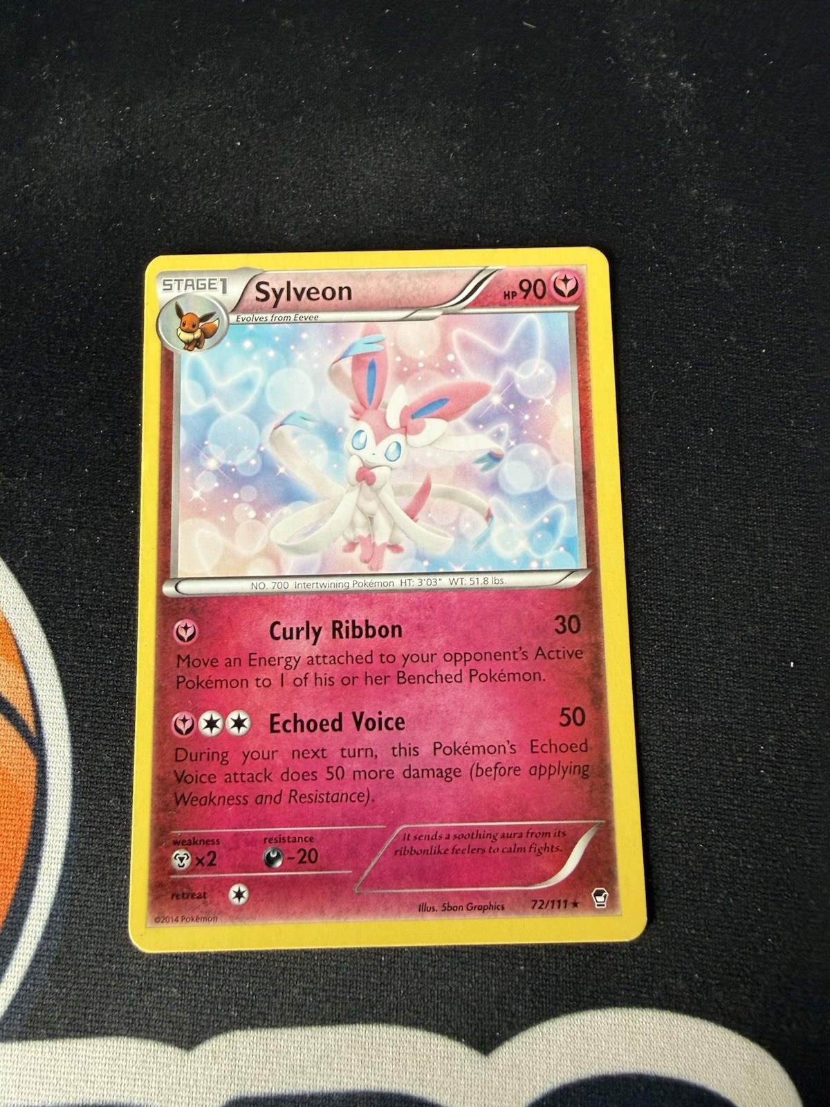 Sylveon 72/111 Rare Furious Fists Pokemon