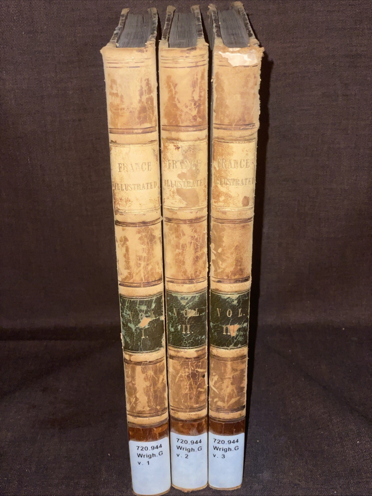 Rare Circa 1840 FRANCE Illustrated By THOMAS ALLOM Volumes 1-3 First Edition Rare Circa 1840 FRANCE Illustrated By THOMAS ALLOM Volumes 1-3 First Edition