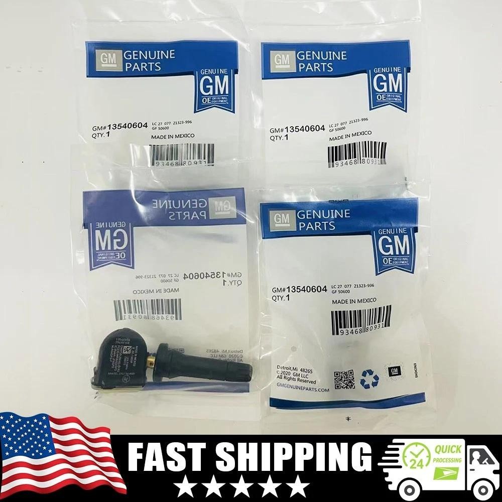 4X TPMS Tire Pressure Sensor For Buick Chevrolet Cadillac Escalade 13540604 OEM