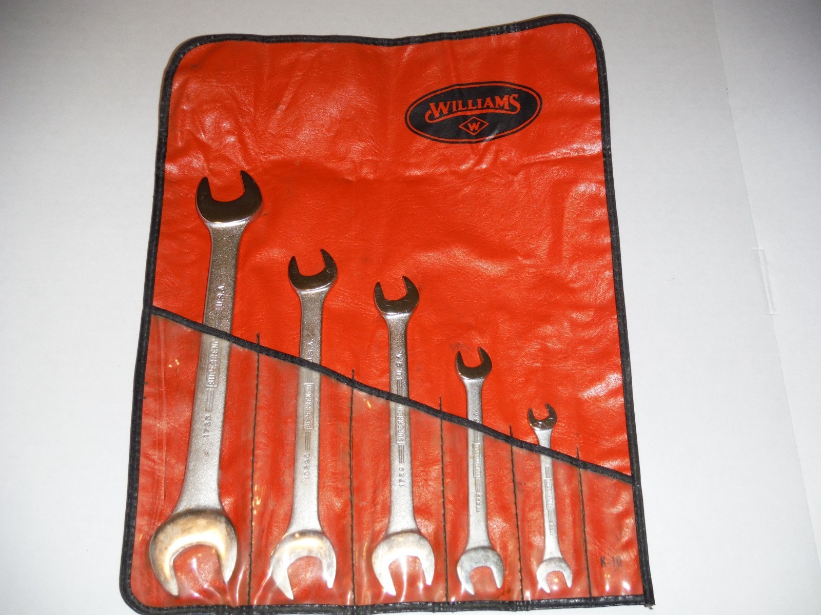 Vintage Group of Five Williams Open End Super Wrenches - Nice