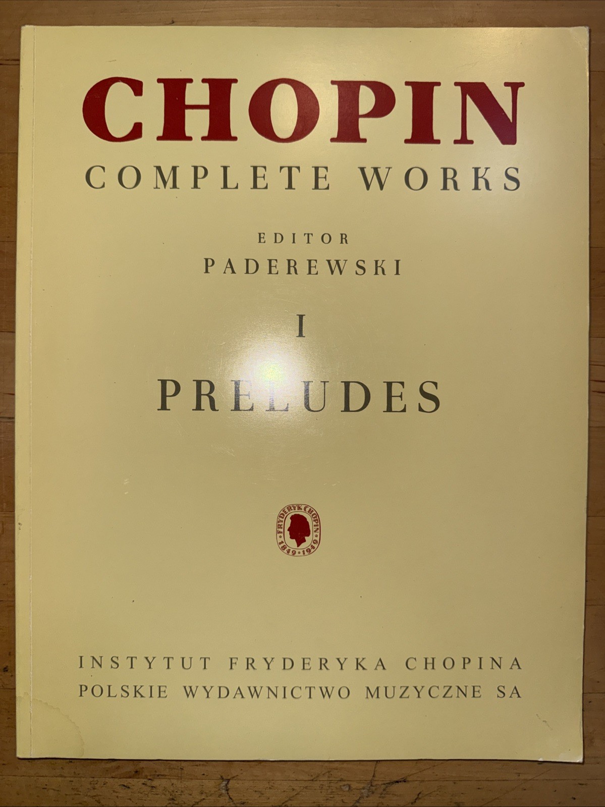 Preludes Sheet Music Chopin Complete Works Vol. I PWM Book