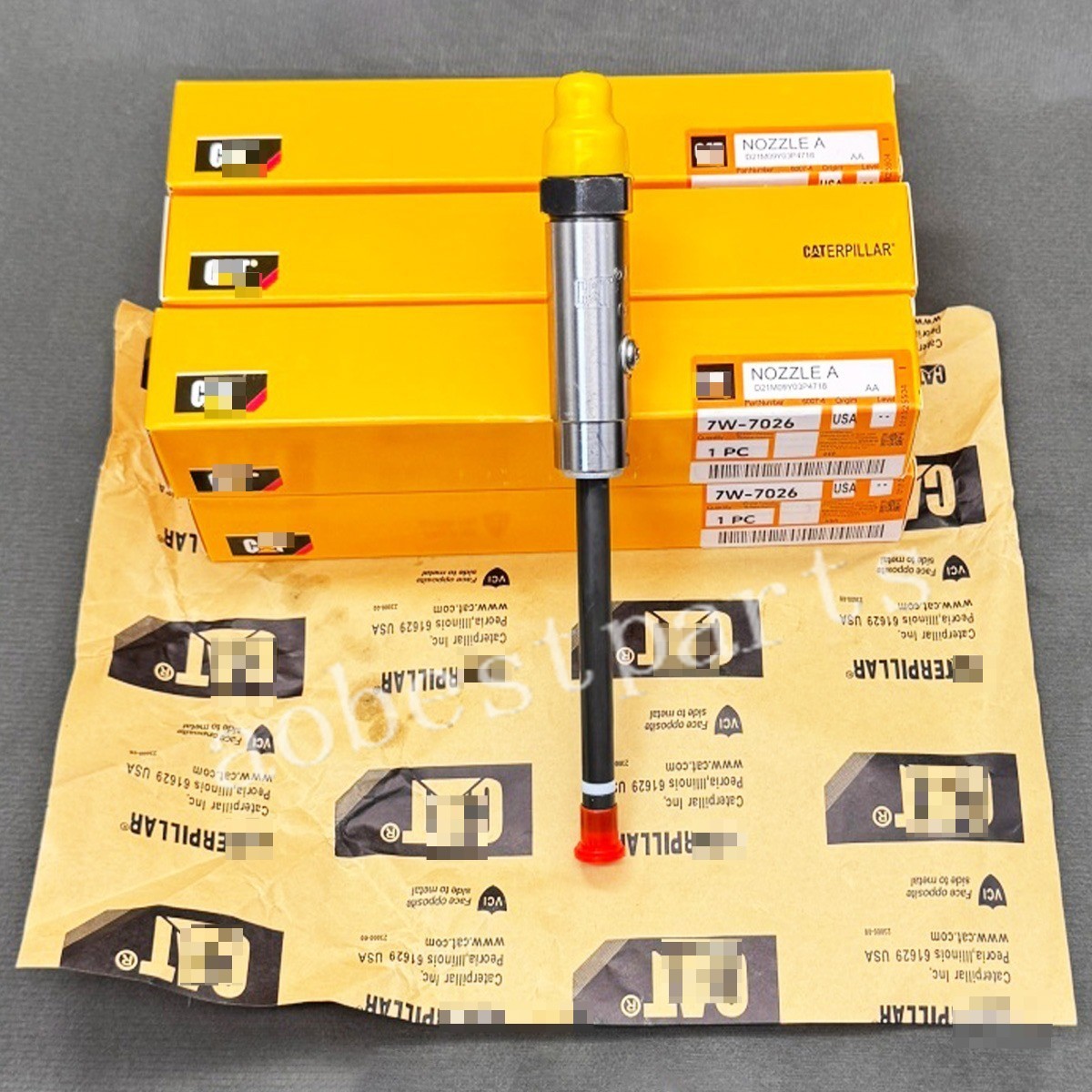 6pcs Fuel Injector 7W-7026 0R-3423 for CAT Caterpillar 3406B 3412 D9 GC D9R 