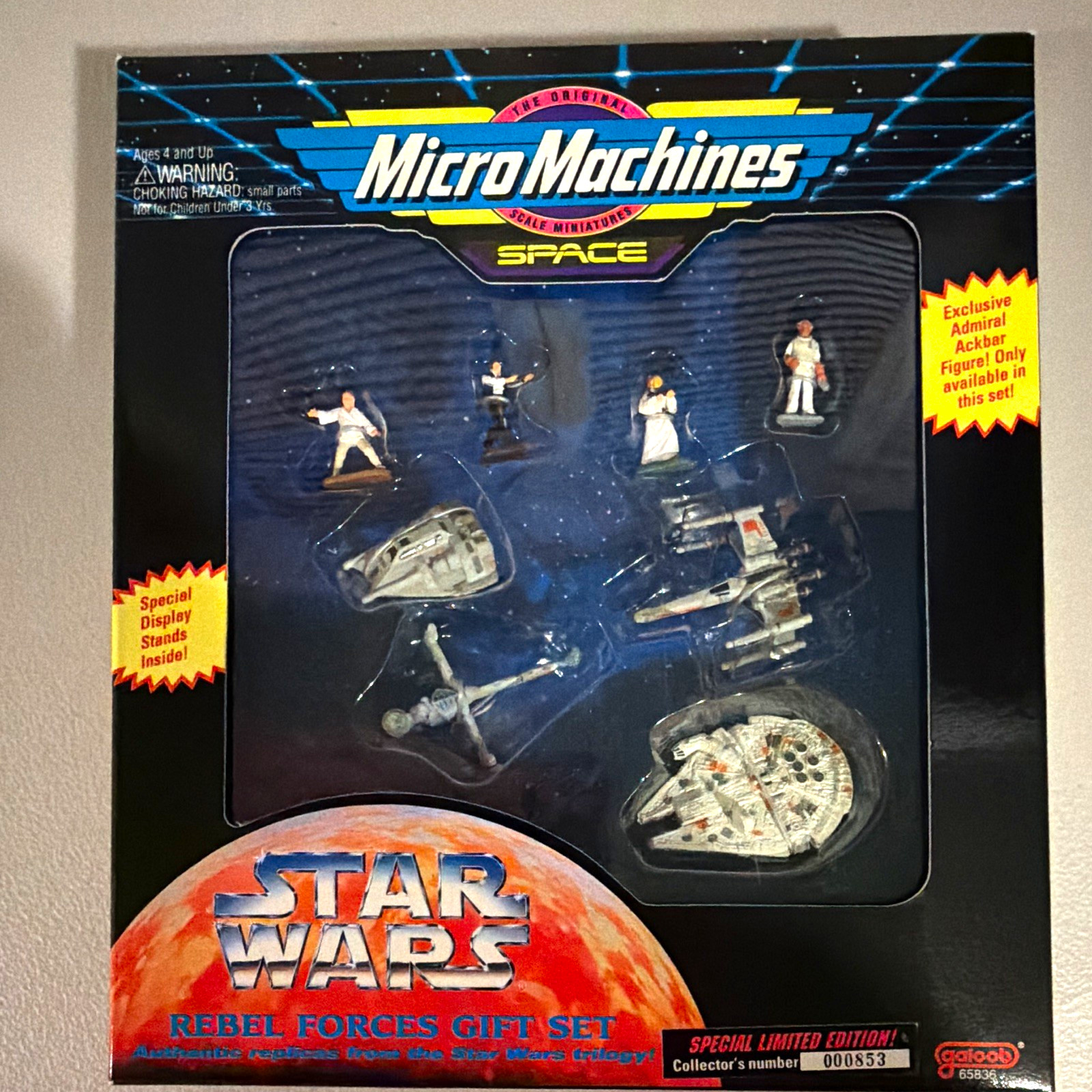 Galoob Micro Machines Star Wars Rebel Forces Gift Set Ackbar Falcon 1994