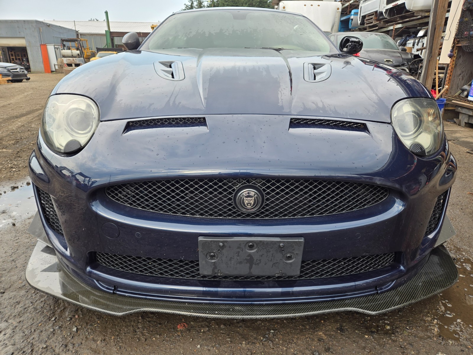 2007-08 Jaguar XK COMPLETE ASSEMBLY Front Bumper Cover FULL XKR thru VIN B24444 2007-08 Jaguar XK COMPLETE ASSEMBLY Front Bumper Cover FULL XKR thru VIN B24444