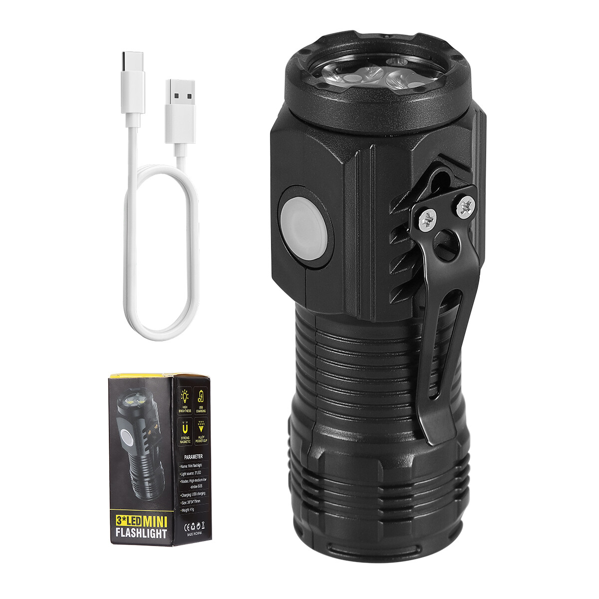 1-10PCS USB Rechargeable LED Flashlight Tactical Police Super Bright Torch LOT 1-10PCS USB Rechargeable LED Flashlight Tactical Police Super Bright Torch LOT