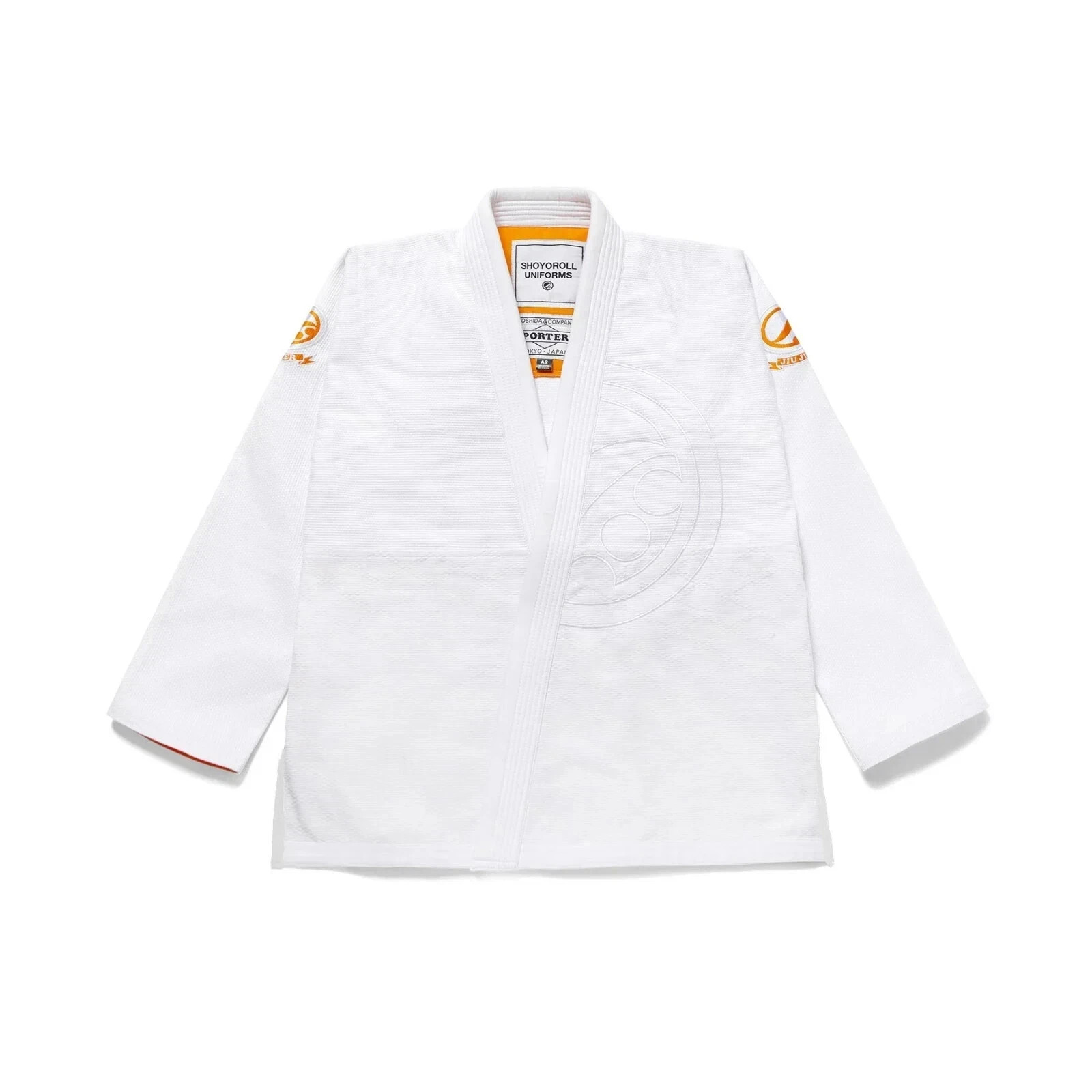 Shoyoroll Porter 123 White Premium BJJ Gi 450 GSM Kimono With Bag