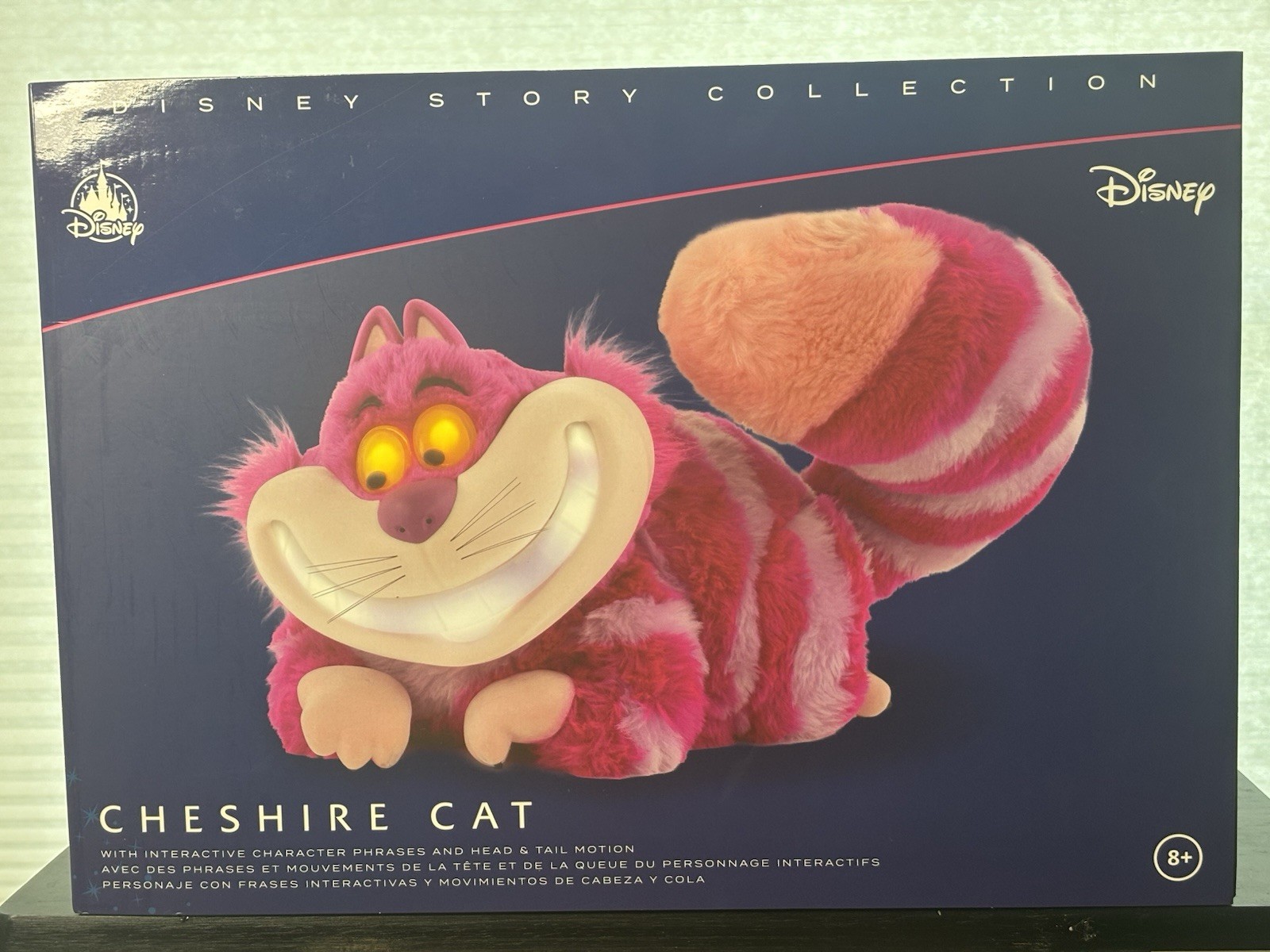 IN HAND 2026 Disney D23 Cheshire Cat Interactive Figure 75th Alice NEW SEALED IN HAND 2026 Disney D23 Cheshire Cat Interactive Figure 75th Alice NEW SEALED