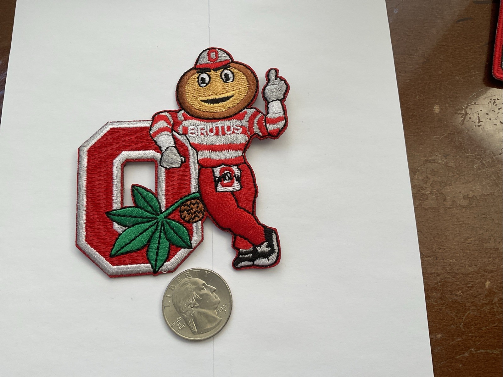 OSU The Ohio State Vintage Embroidered Iron On Patch 3.5” X 3’ OSU The Ohio State Vintage Embroidered Iron On Patch 3.5” X 3’