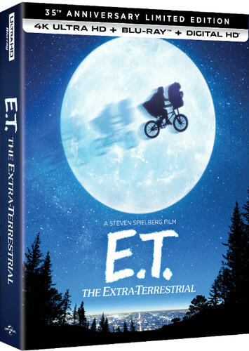 E.T. The Extra-Terrestrial 35th Anniversary Limited 4K UHD Blu-Ray Lenticular E.T. The Extra-Terrestrial 35th Anniversary Limited 4K UHD Blu-Ray Lenticular