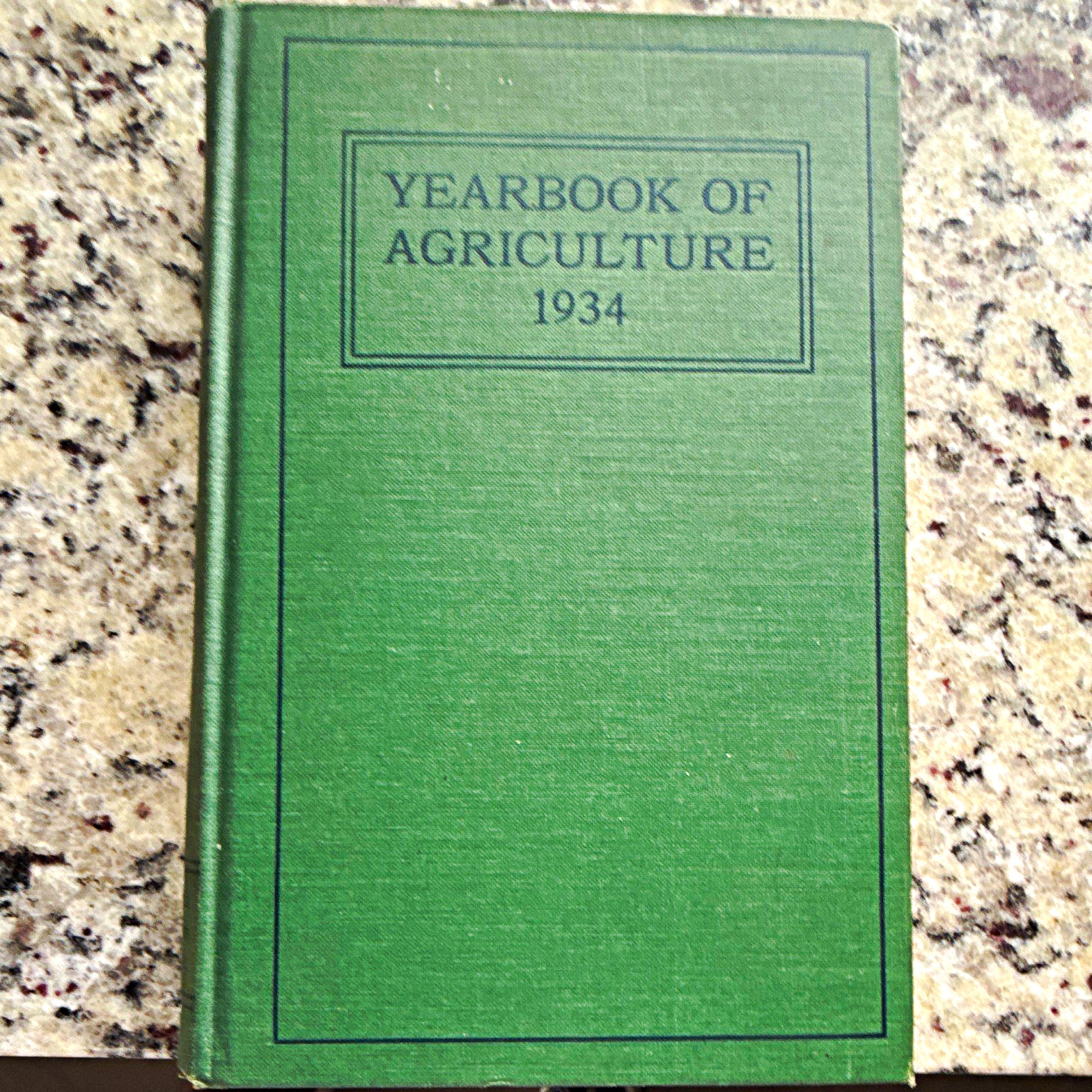 USDA Yearbook of Agriculture 1934 Hardcover Farming & Agriculture Nonfiction USDA Yearbook of Agriculture 1934 Hardcover Farming & Agriculture Nonfiction